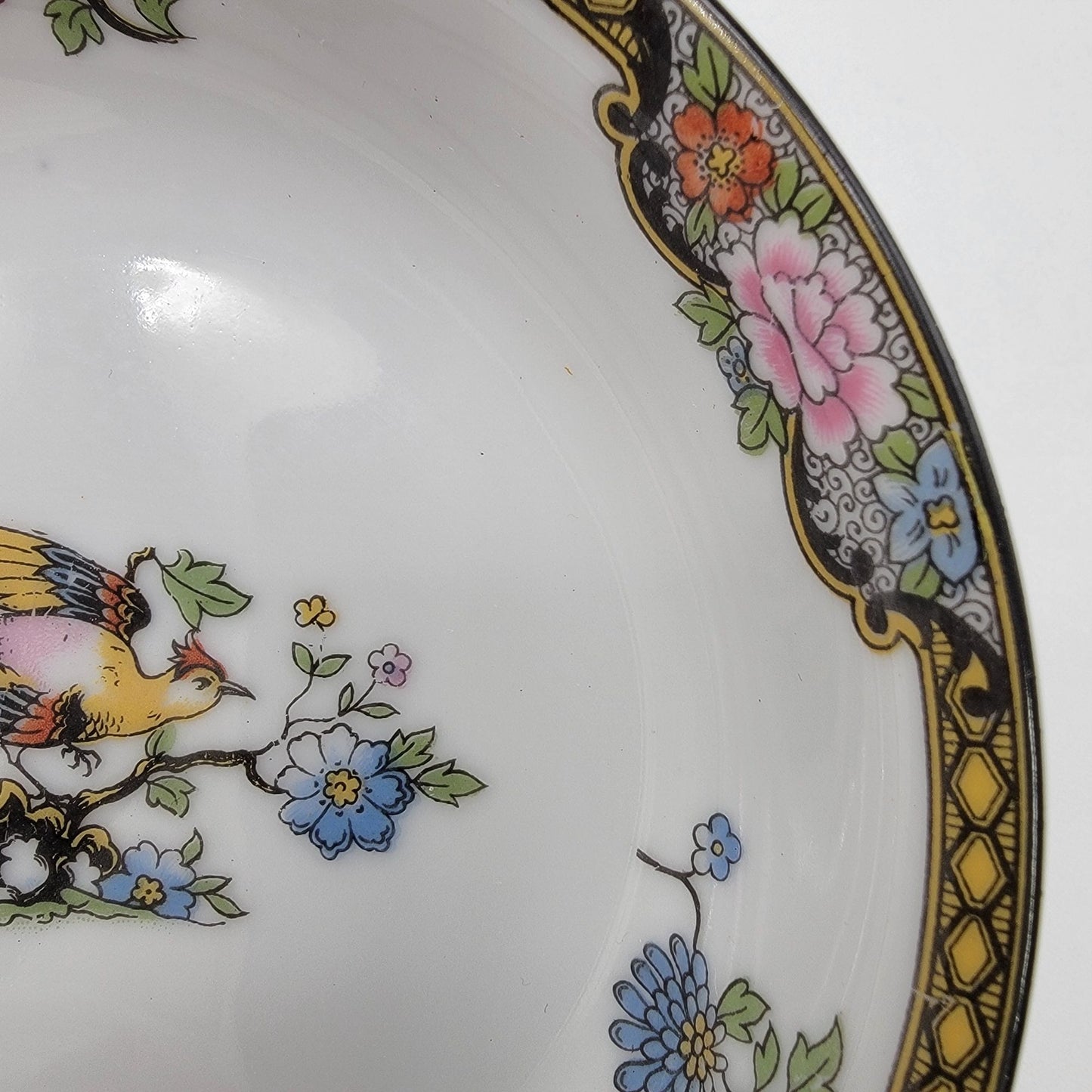 Vintage Noritake Pheasant Bird Bowls Set Of 4