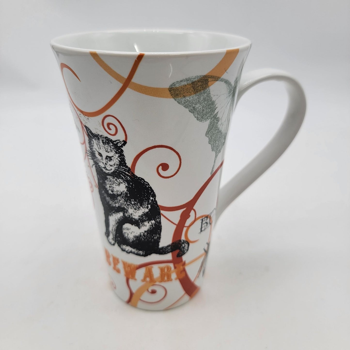 Vintage 222 Fifth "The Forest" Fine China Cat Mug