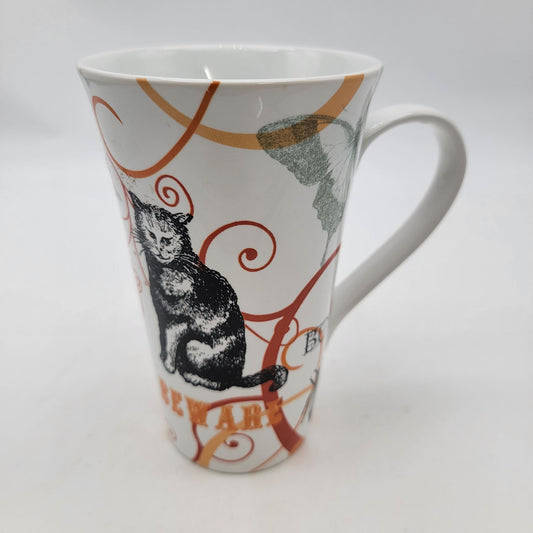 Vintage 222 Fifth "The Forest" Fine China Cat Mug
