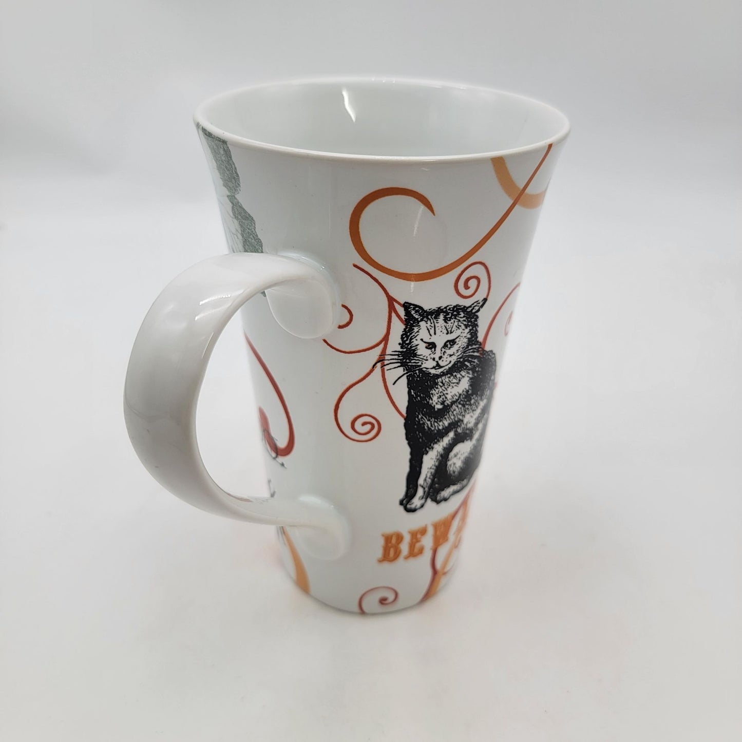 Vintage 222 Fifth "The Forest" Fine China Cat Mug