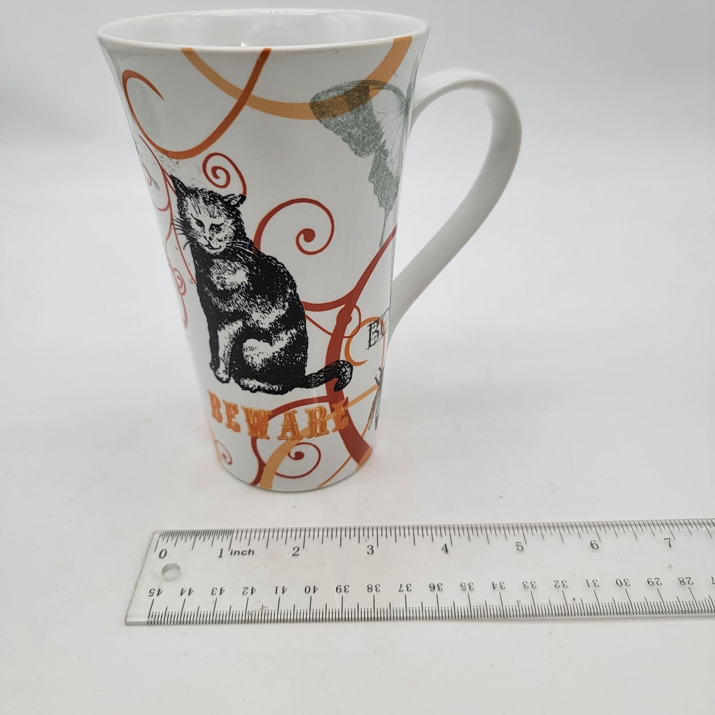 Vintage 222 Fifth "The Forest" Fine China Cat Mug