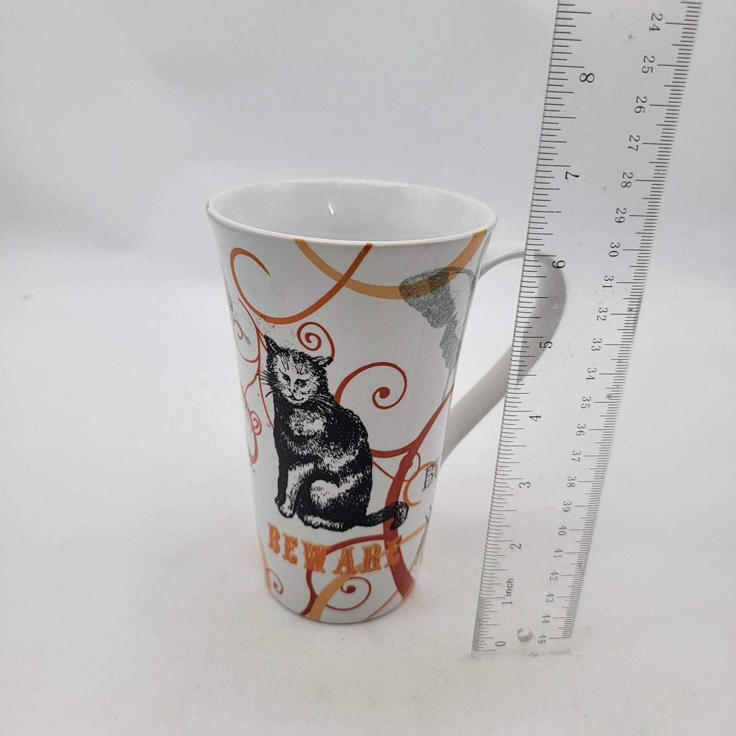 Vintage 222 Fifth "The Forest" Fine China Cat Mug