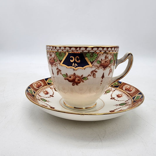 Rosina Imari Style Bone China England Cup & Saucer Set