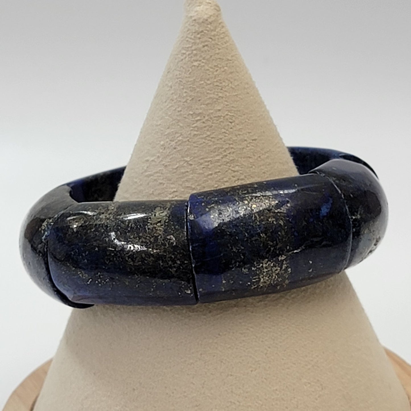 Natural Blue Lapis Lazuli Stretch Bracelet