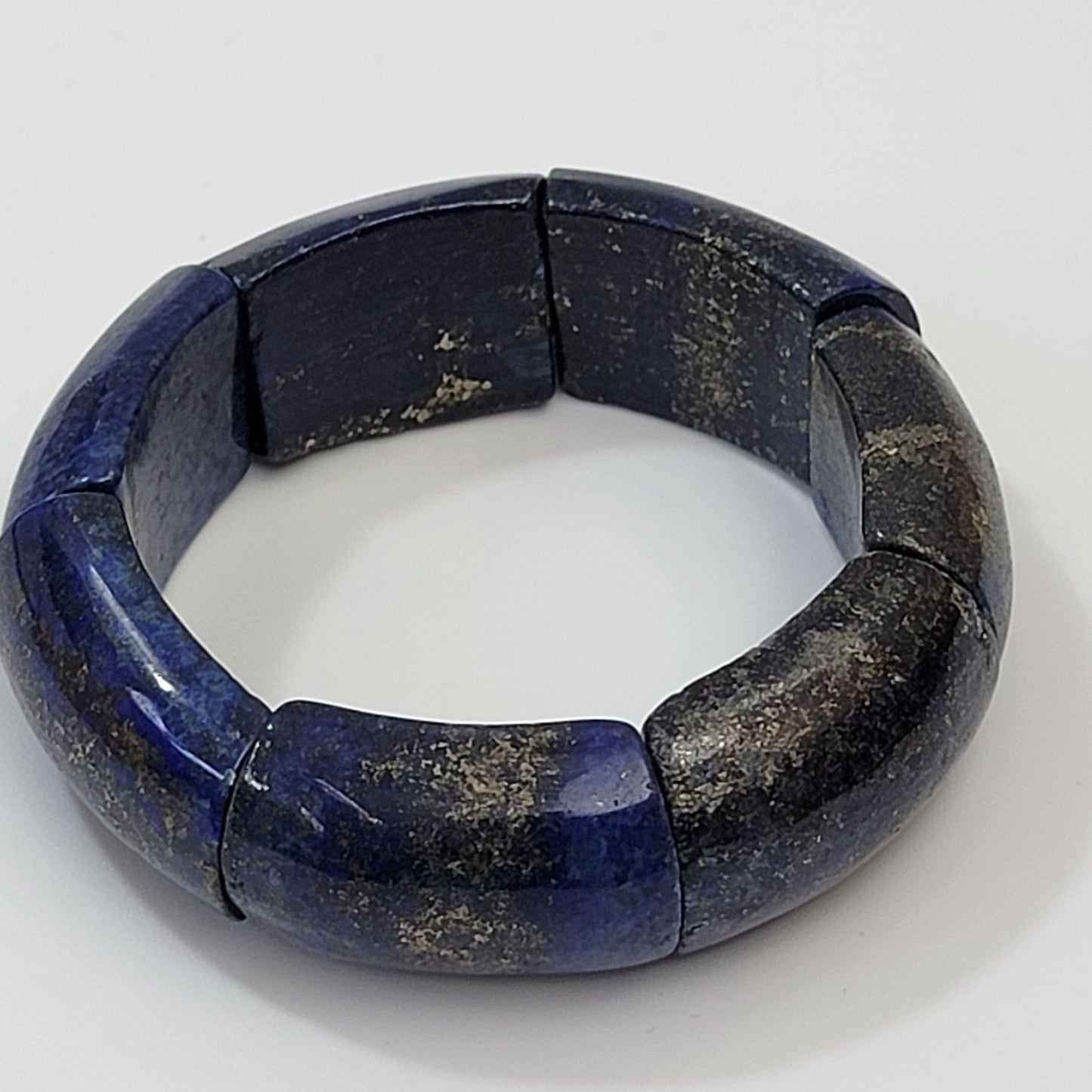 Natural Blue Lapis Lazuli Stretch Bracelet