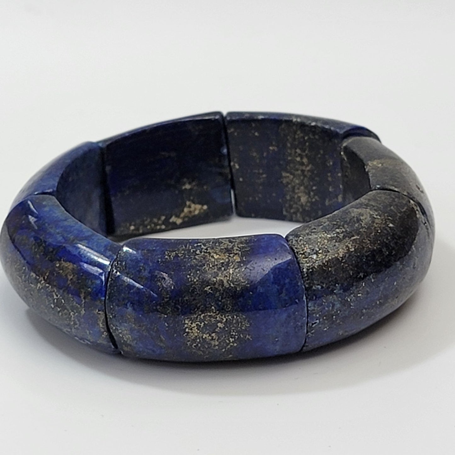 Natural Blue Lapis Lazuli Stretch Bracelet