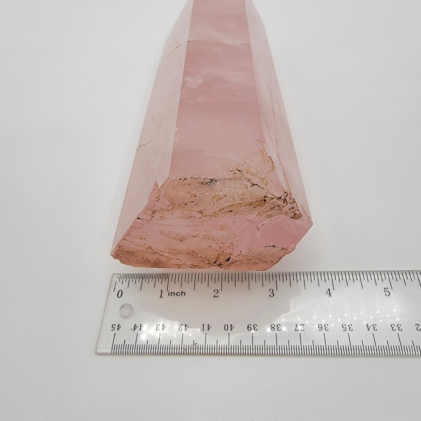 Large Rose Quartz Crystal Tower Point