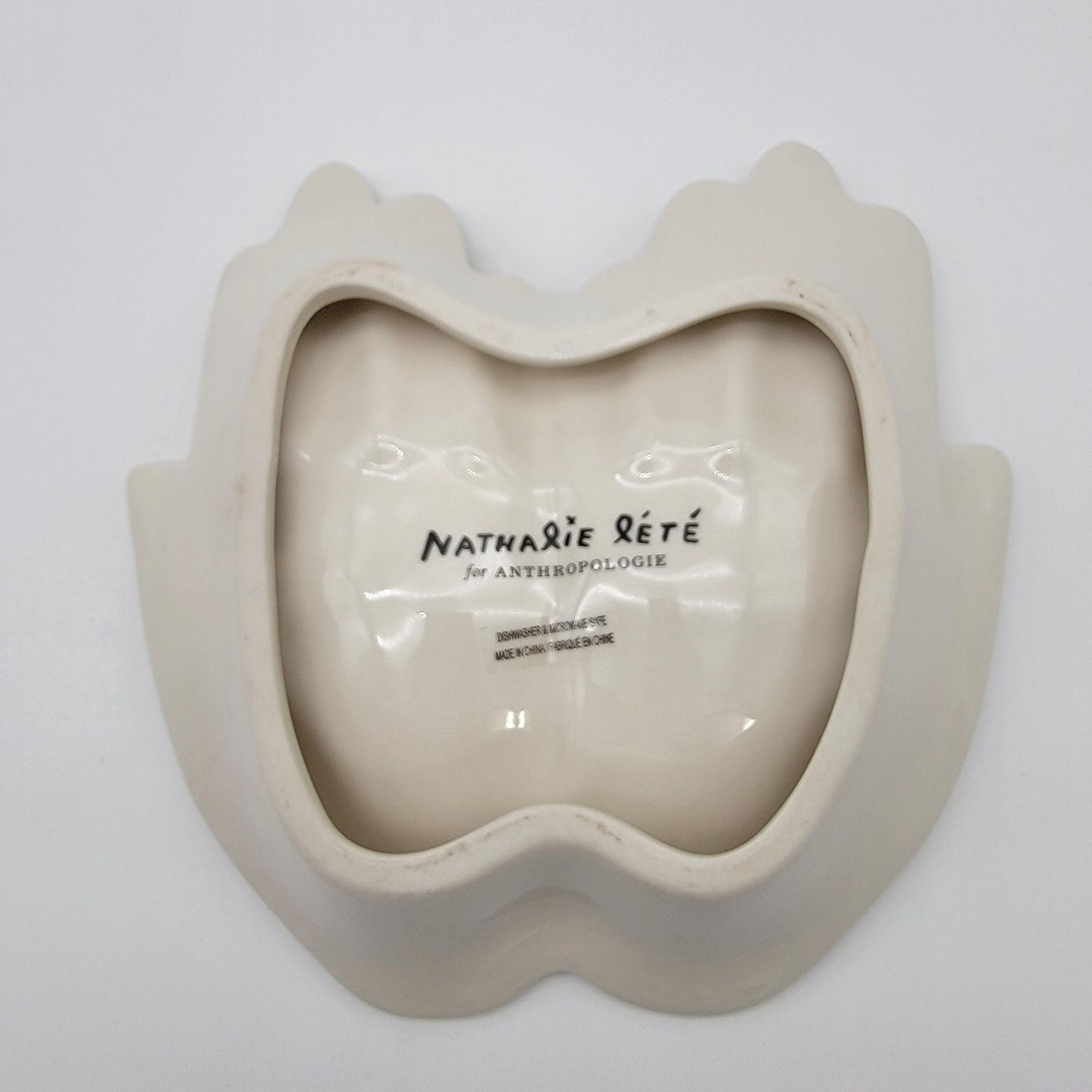 Natalie Lete for Anthropologie Titania Serving Platter Butterflies Floral Hands
