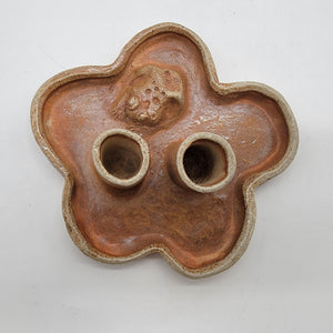 1960s Pottery Ikebana Frog Vase