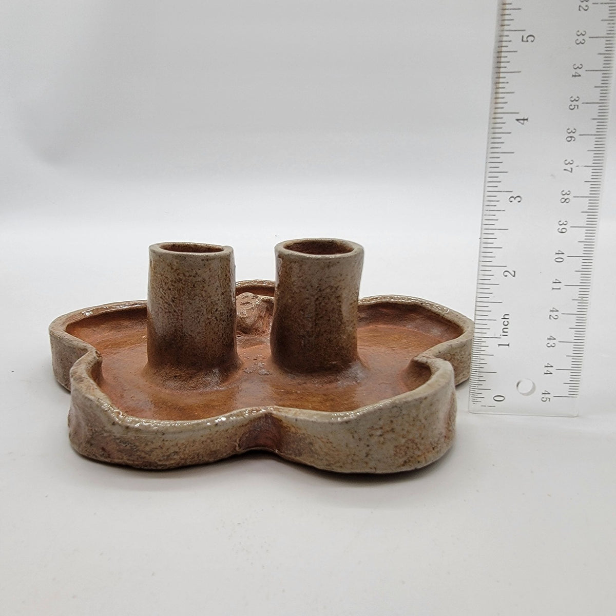 1960s Pottery Ikebana Frog Vase