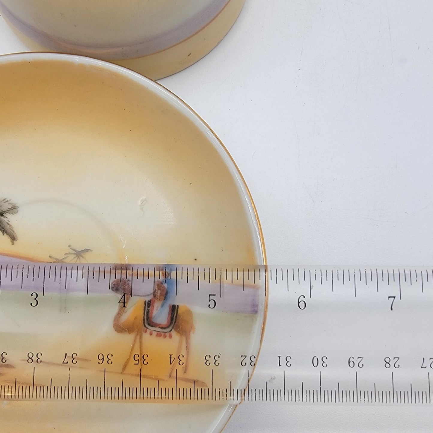 Antique Camel Scene S&K Nippon Hand Painted Teacup & Saucer
