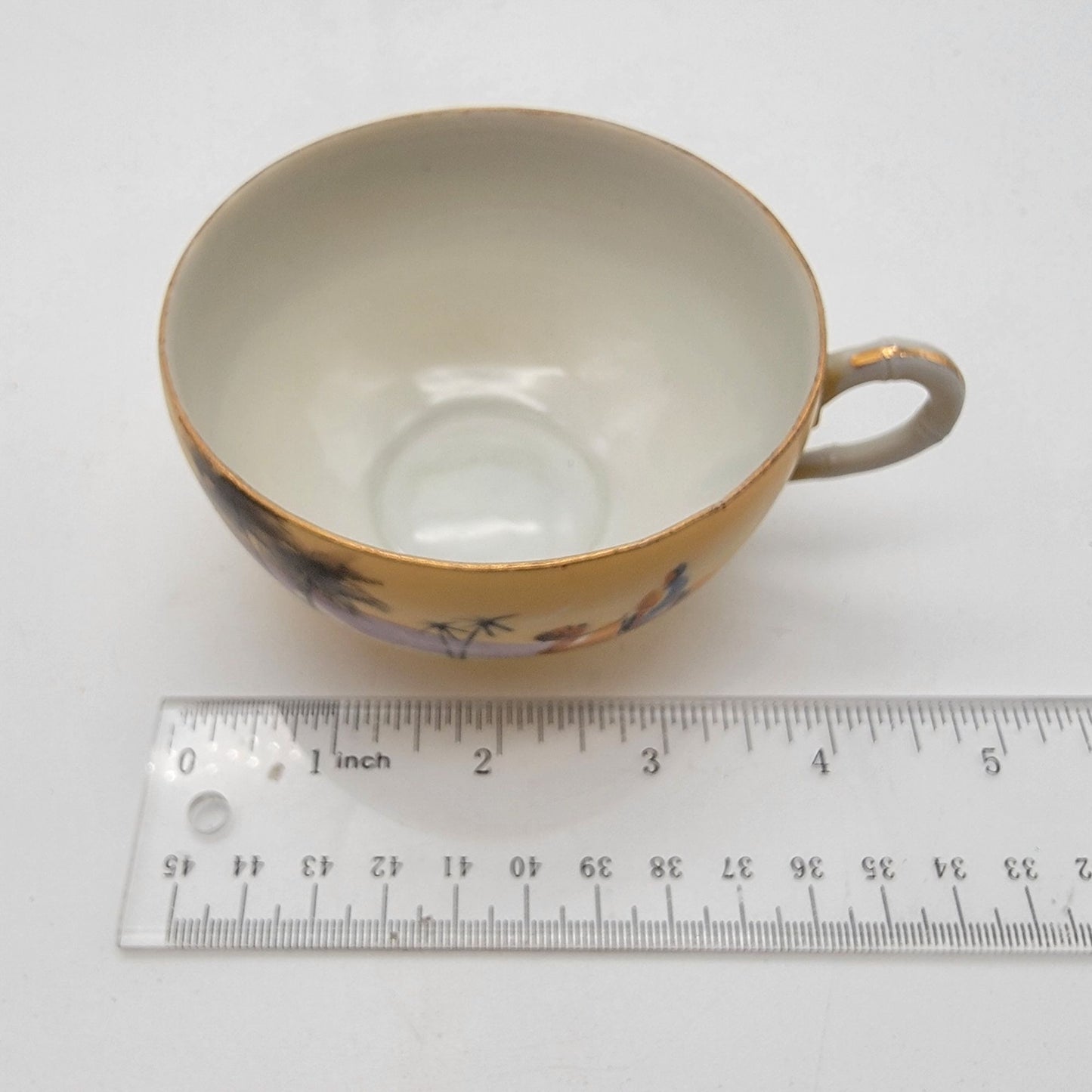 Antique Camel Scene S&K Nippon Hand Painted Teacup & Saucer