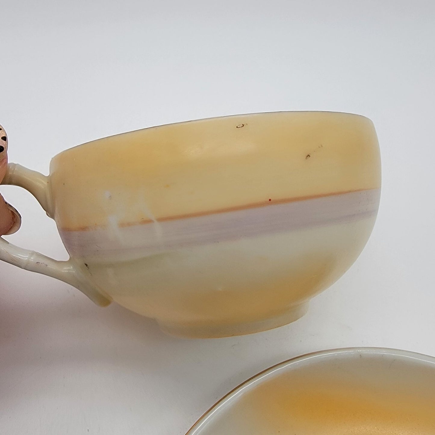 Antique Camel Scene S&K Nippon Hand Painted Teacup & Saucer