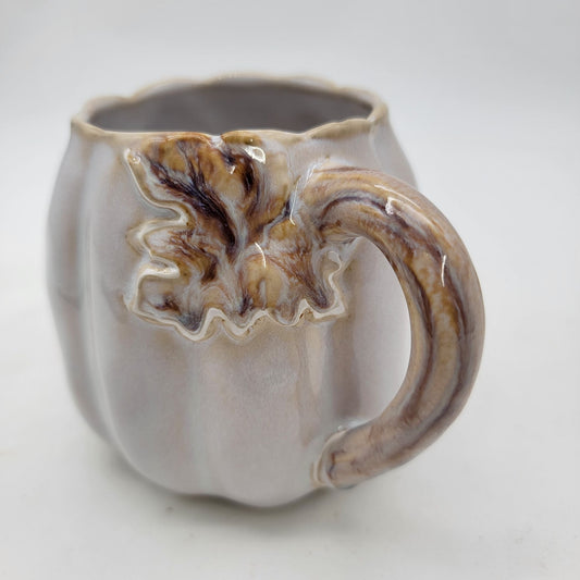 Hand-Painted Stoneware Pumpkin Mug By Pier 1