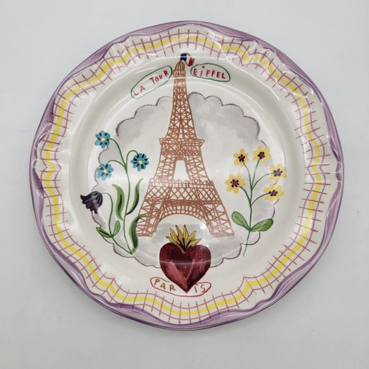 Anthropologie Nathalie Lete Paris Eiffel Tower Plate