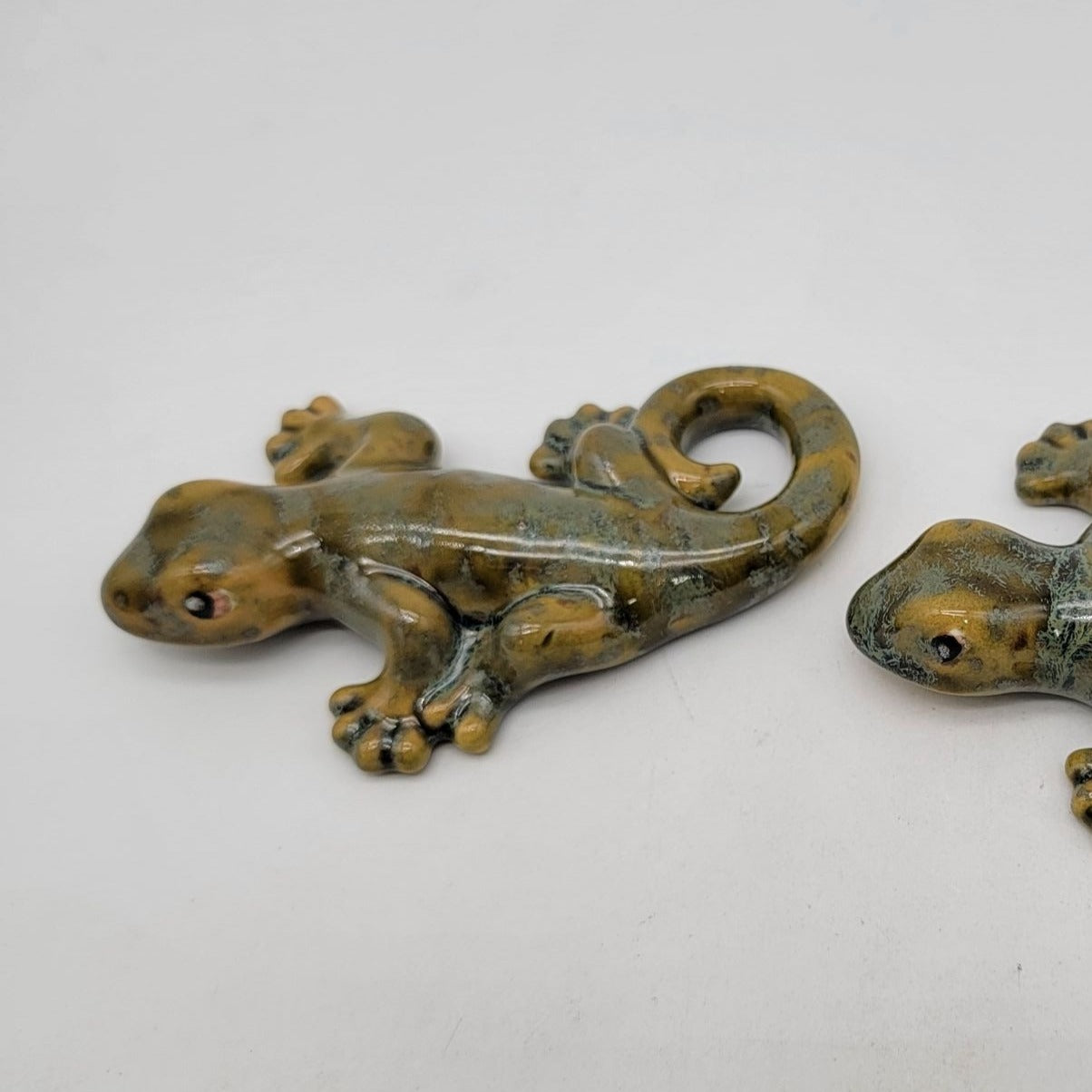 Earthenware Gecko Lizard Wall Art