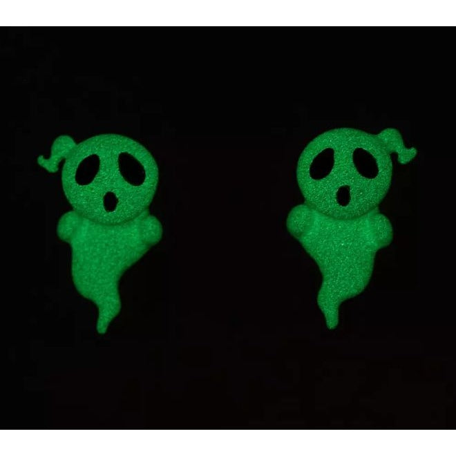 Sweet Society Ghost Glow-In-The-Dark Front/Back Earrings