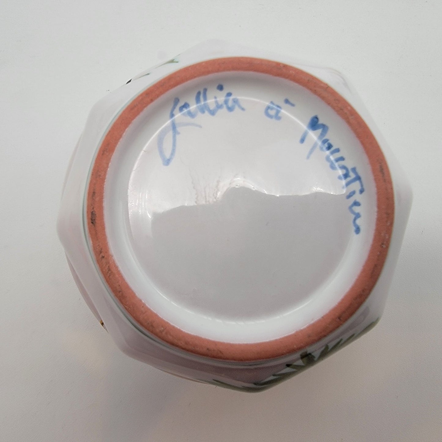 Lallier A Moustiers Moutarde De Dijon Faience Mustard Jar With Spoon