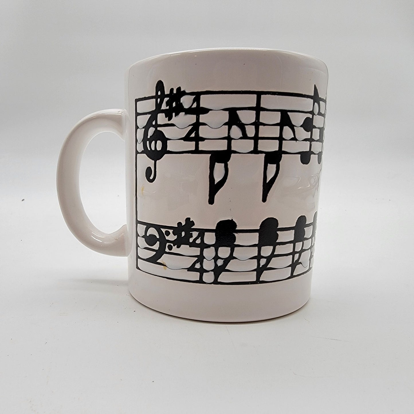 Vintage Waechtersbach Musical Notes Mug