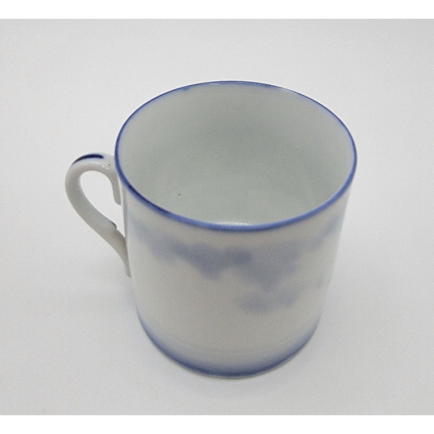 Antique Swaine Co Germany Delft Cup With Lithophane