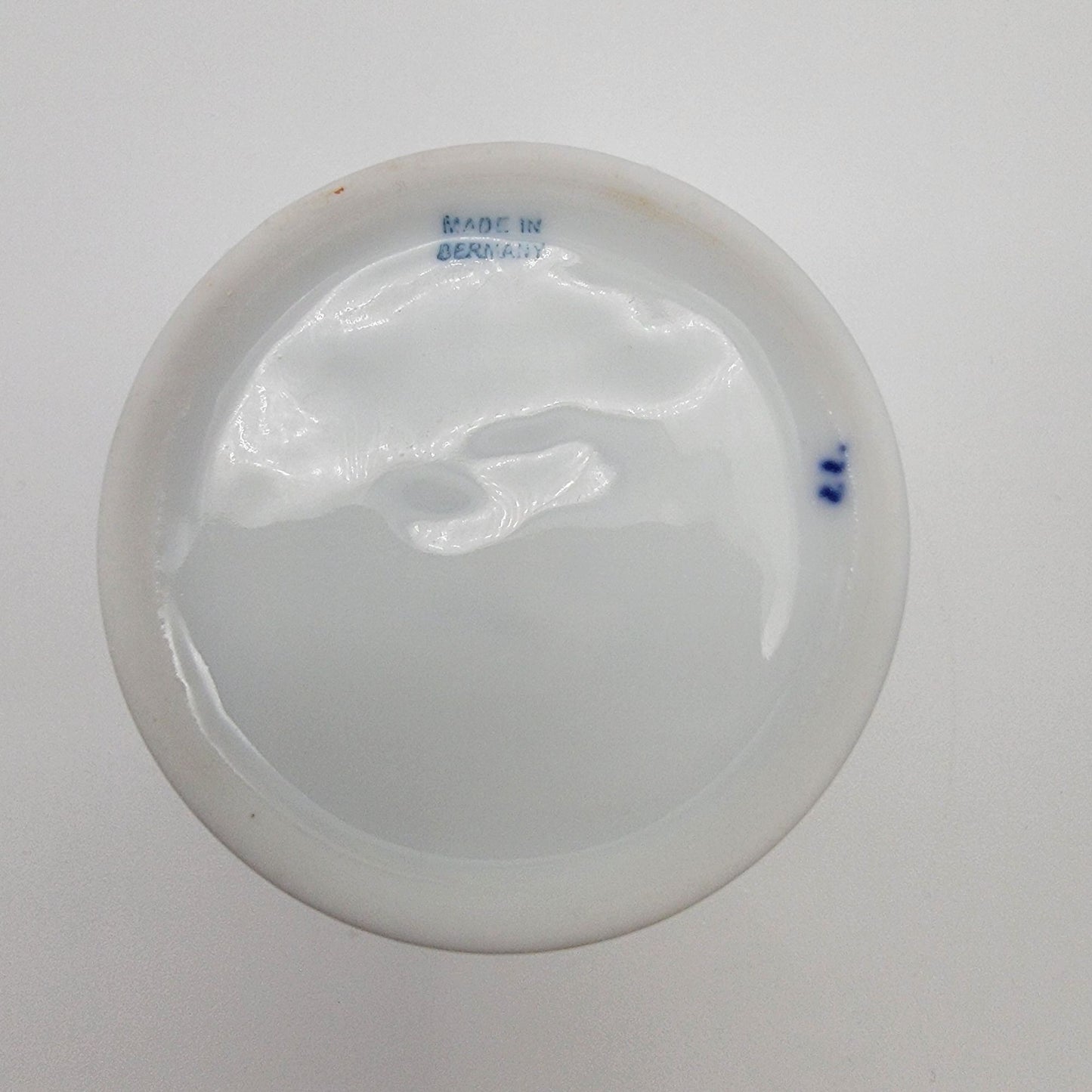 Antique Swaine Co Germany Delft Cup With Lithophane