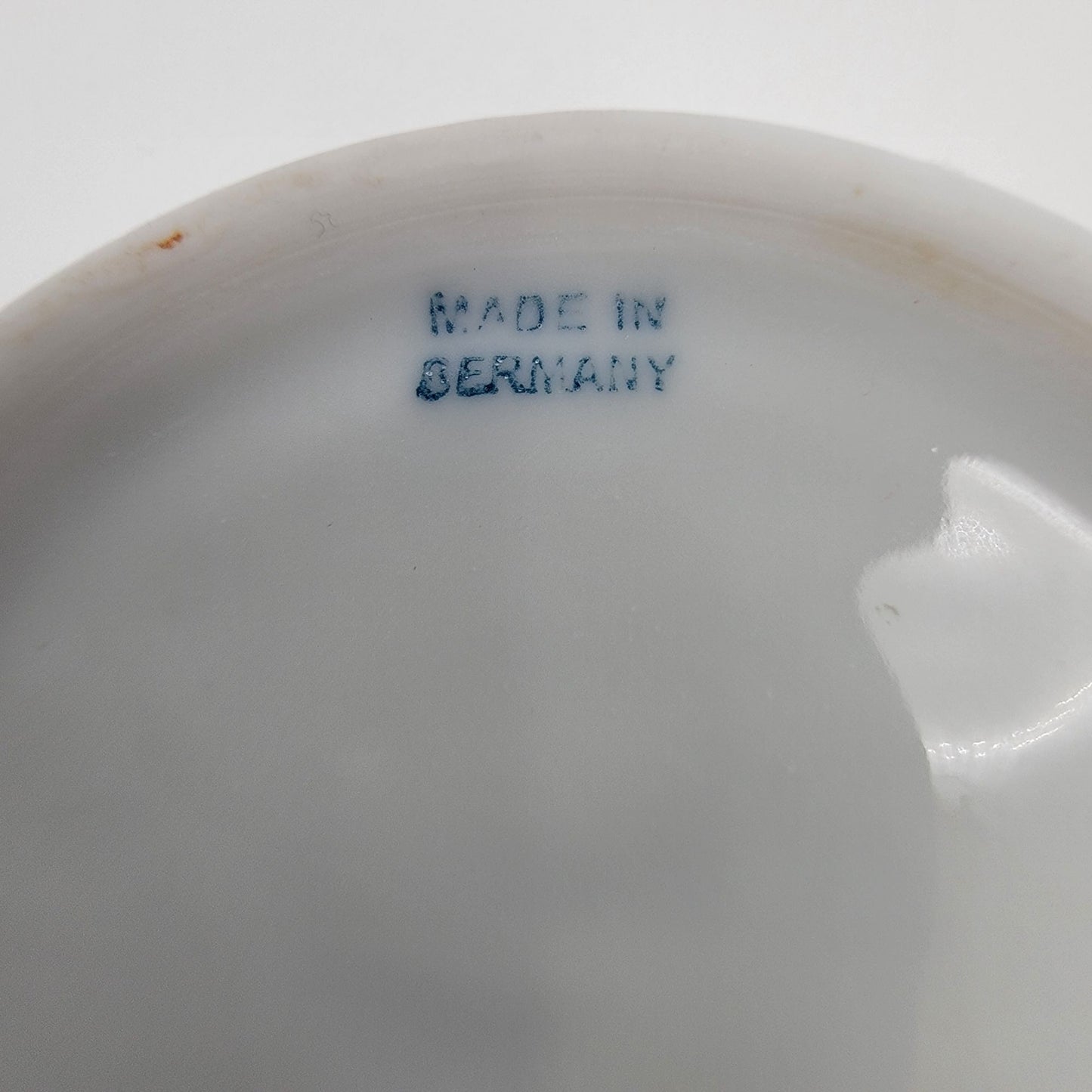 Antique Swaine Co Germany Delft Cup With Lithophane