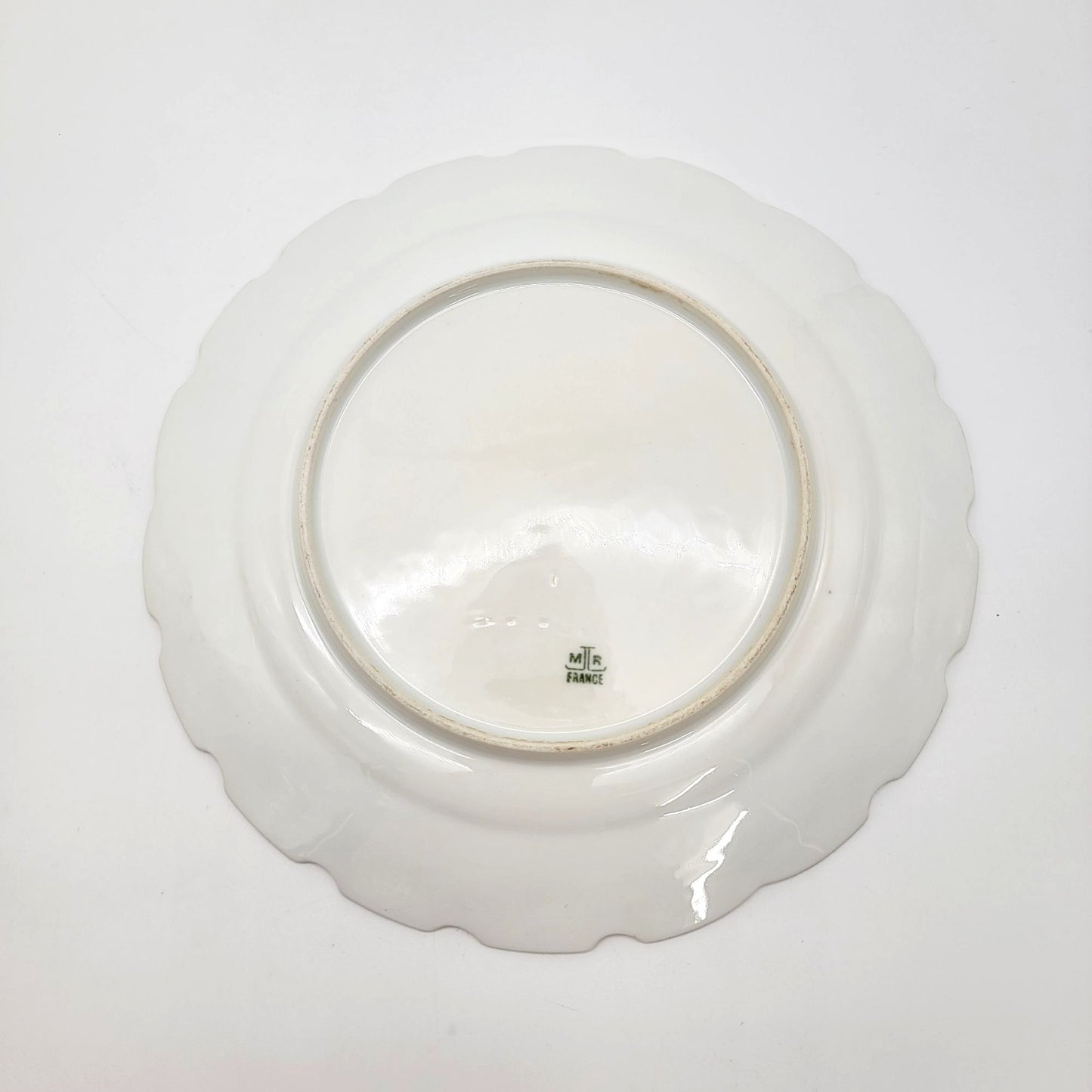 Antique M Redon Limoges France Porcelain Covered Cheese Dome