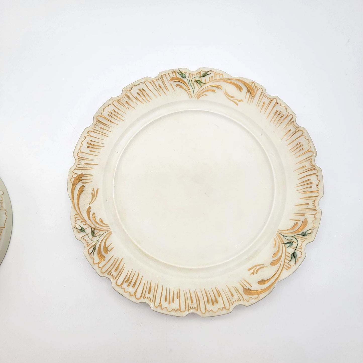 Antique M Redon Limoges France Porcelain Covered Cheese Dome