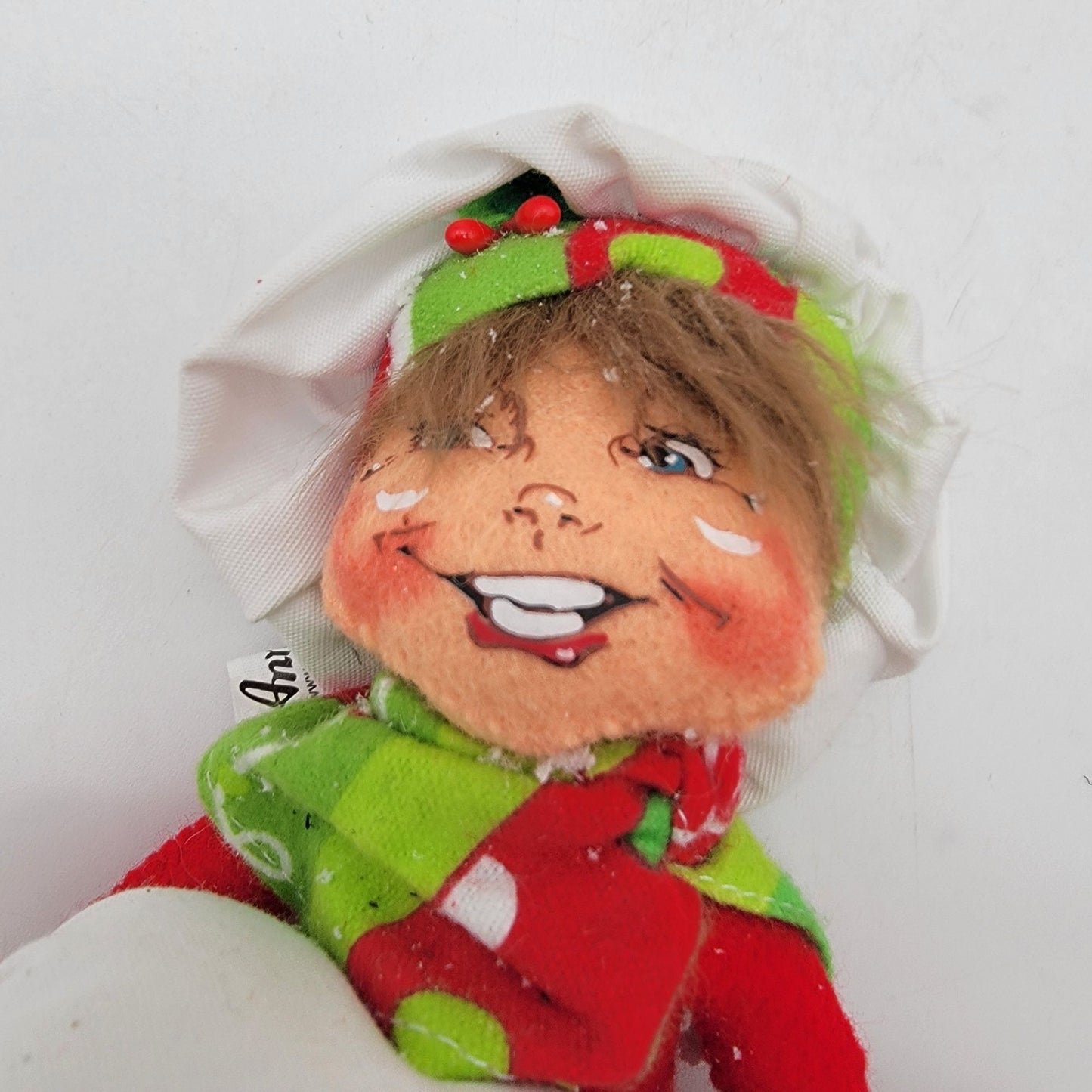 2012 Annalee 9" Christmas Decorating Chef Elf With Pastry Bag