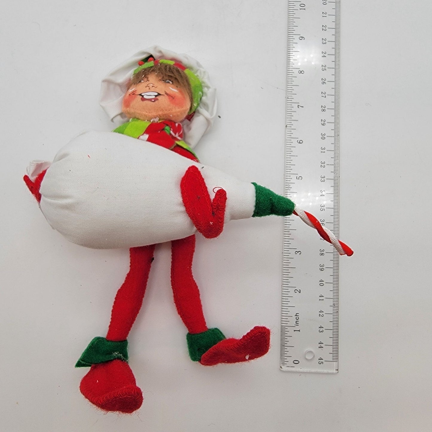 2012 Annalee 9" Christmas Decorating Chef Elf With Pastry Bag