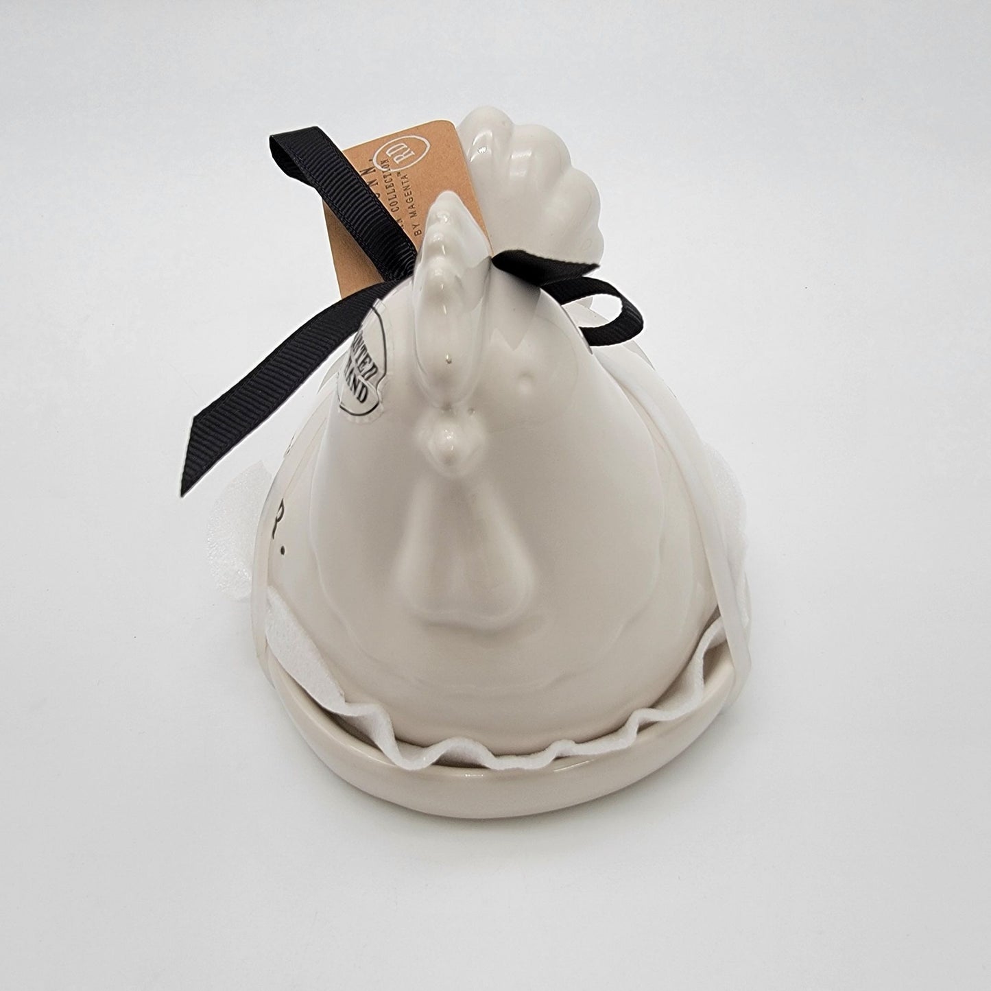 Rae Dunn Chicken Hen Butter Dish Artisan Collection  - NEW