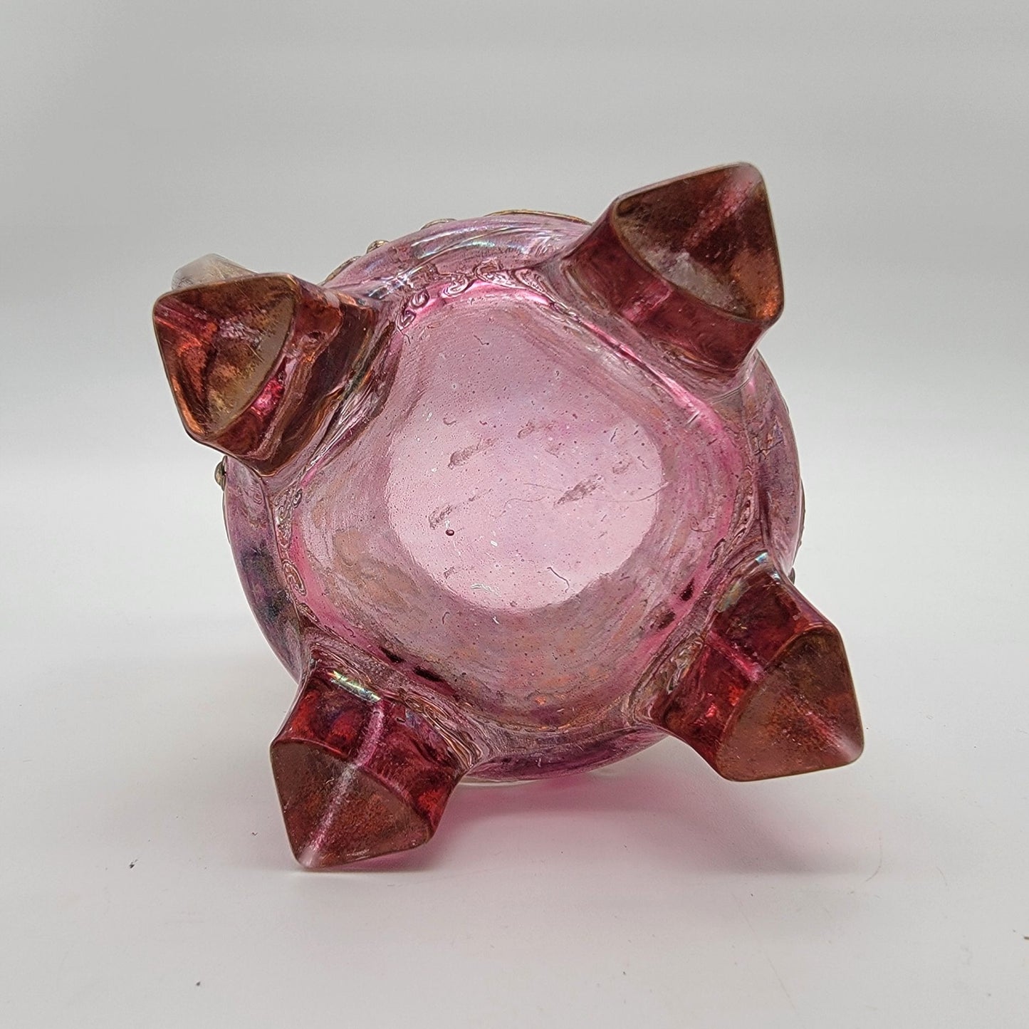 EAPG US Glass Co. Floradora Bohemian Footed Creamer