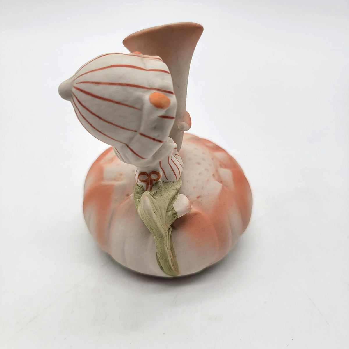 1960s UCTCI Adorable Freckled Girl With Horn Music Box