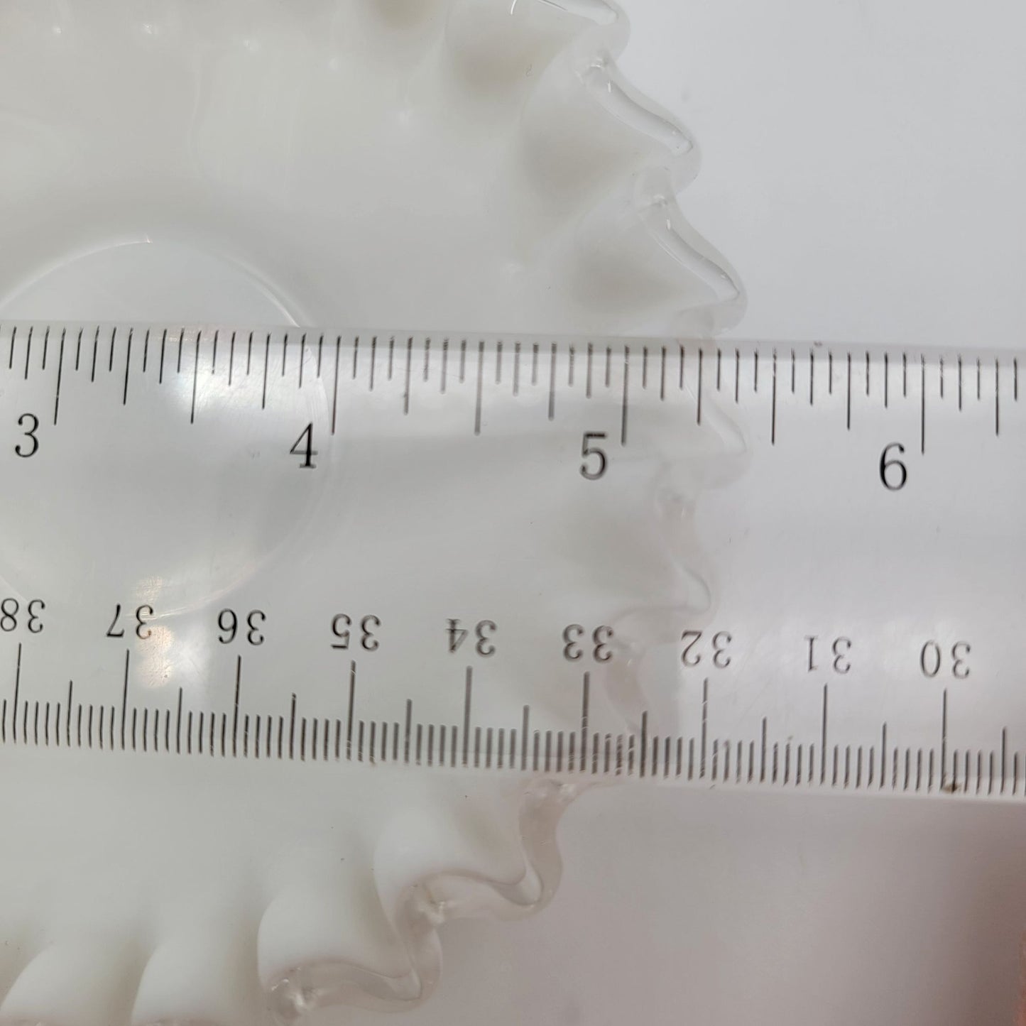 Vintage Fenton Silver Crest Milk Glass Footed Compote