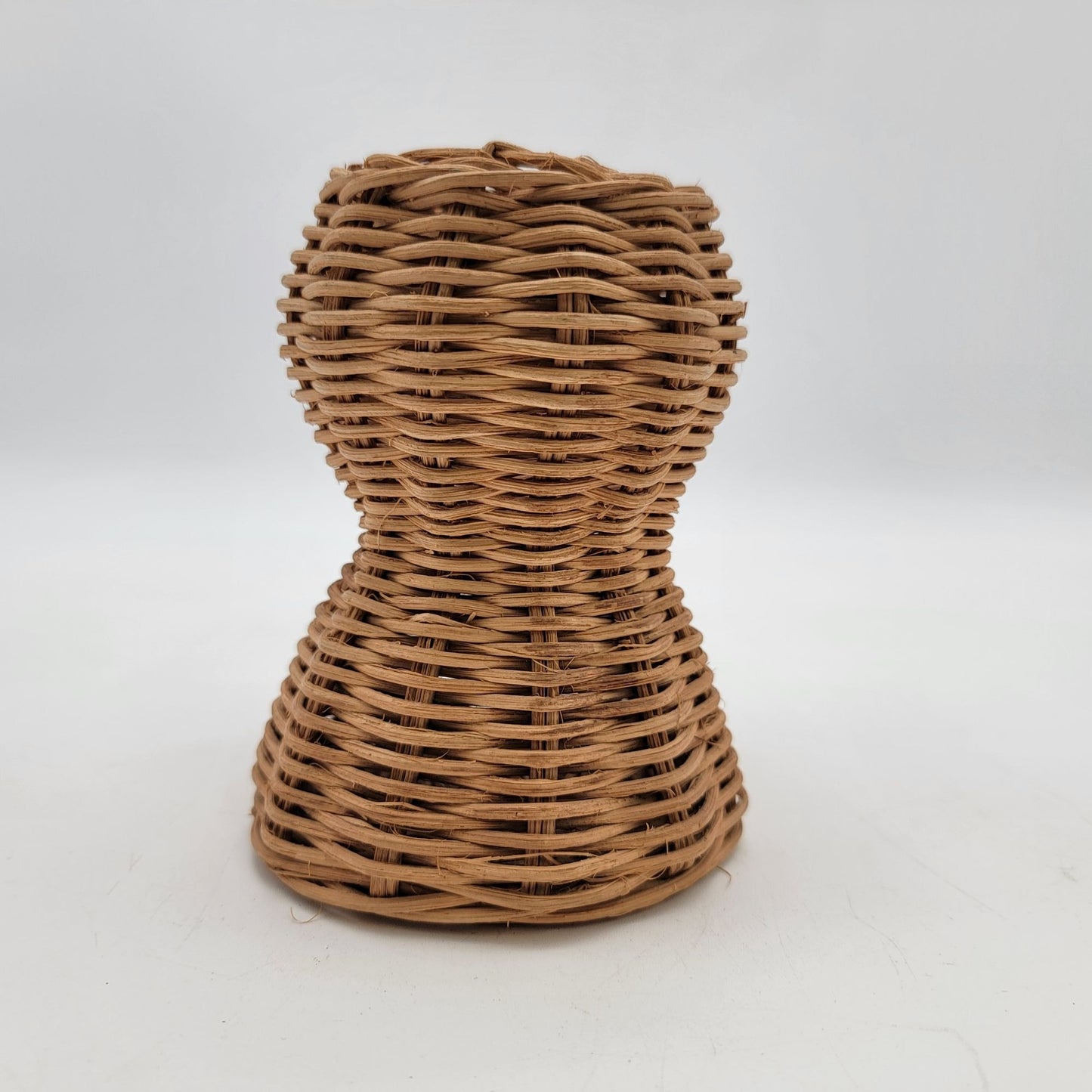 Vintage Wicker Dog Head Shaped Basket