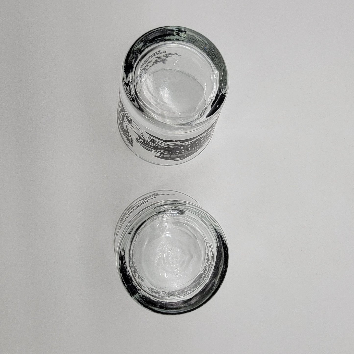 Pair of Vintage Tonys On The Pier Redondo Beach Cocktail Glasses