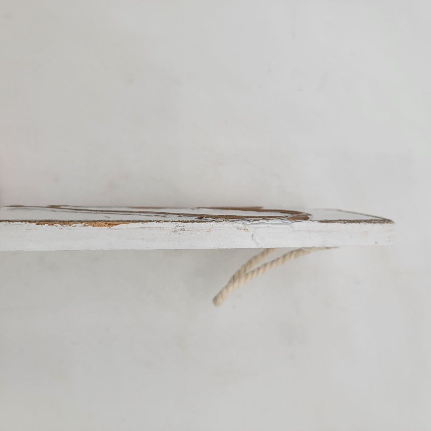 Coddlewomple Rustic Heart Wood Wall Art Tall Distressed White