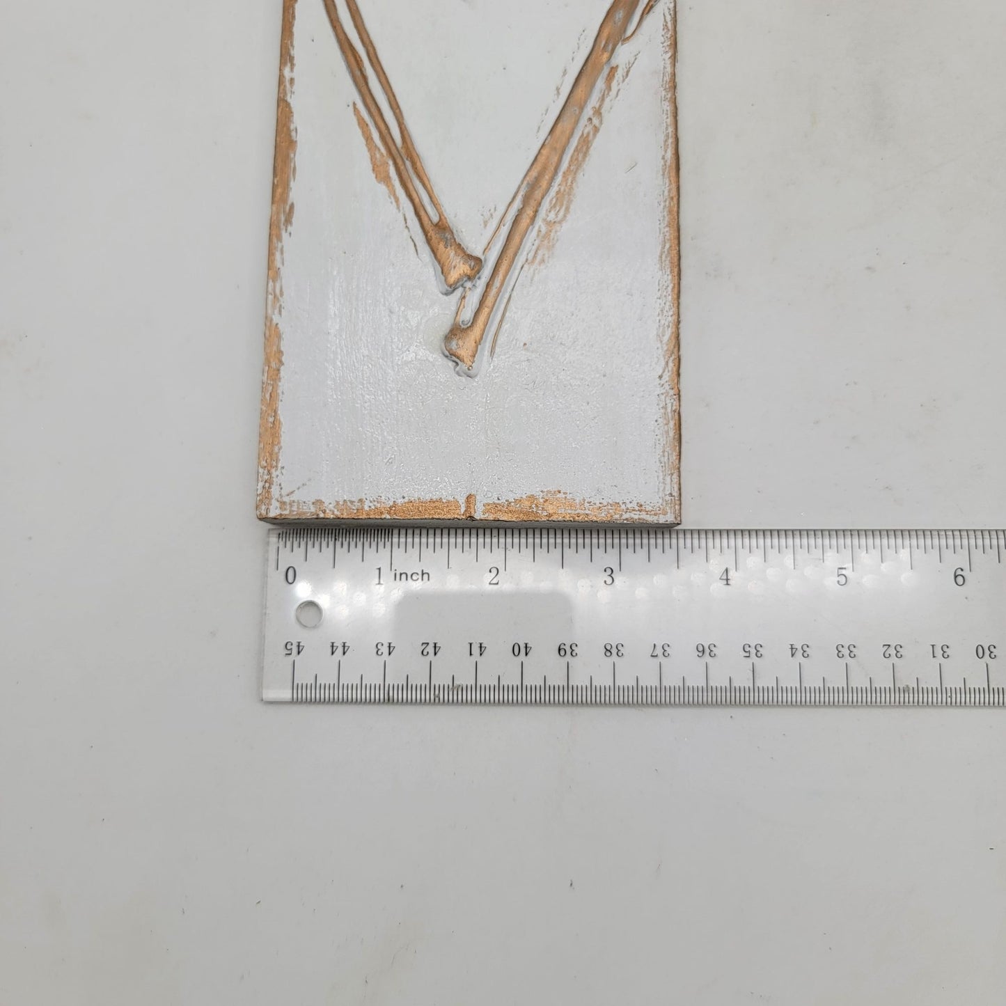 Coddlewomple Rustic Heart Wood Wall Art Tall Distressed White