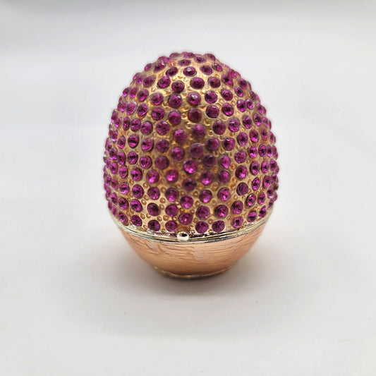 Objet D'Art Eggcite Faberge Style Egg Trinket Box Artform No. 63