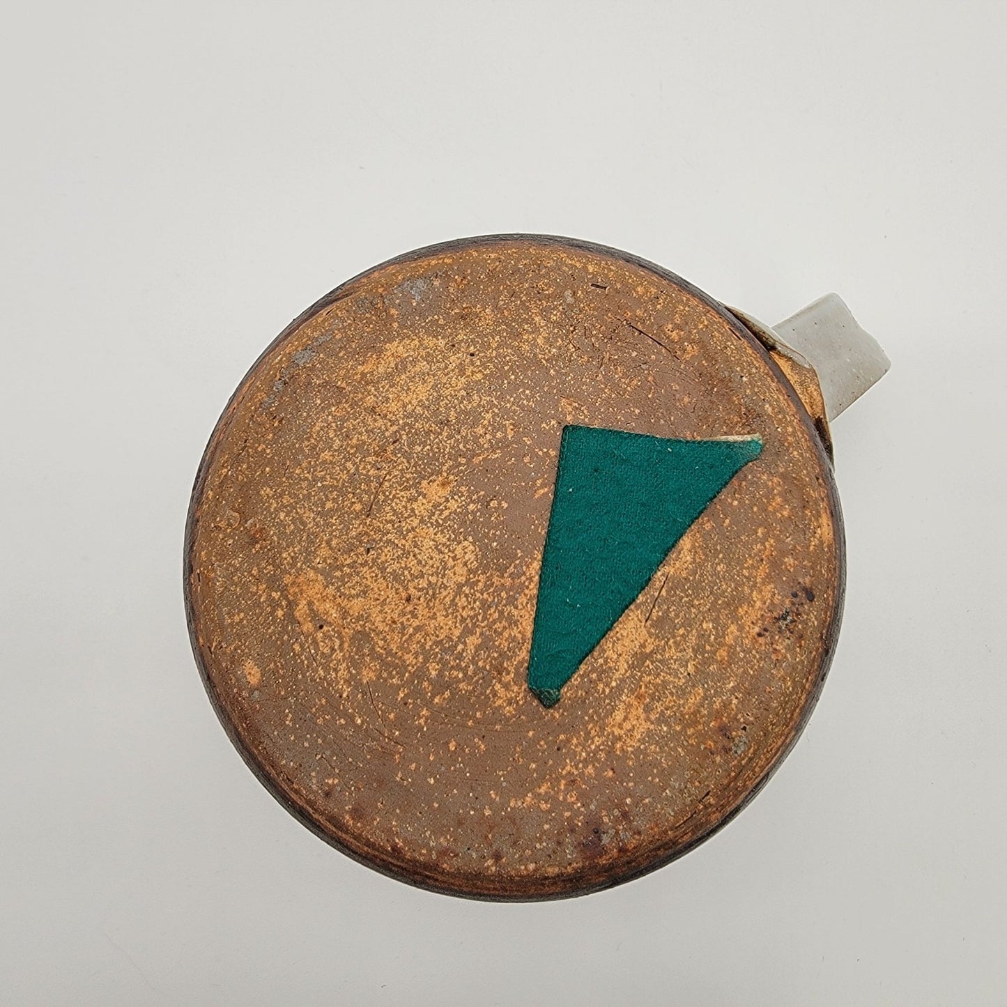 Vintage Stoneware Pottery Pitcher Earthy Organic Dots