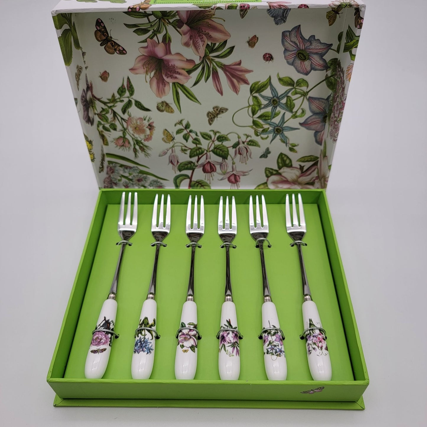 Portmeirion Botanic Garden Pastry Forks Set Of 6