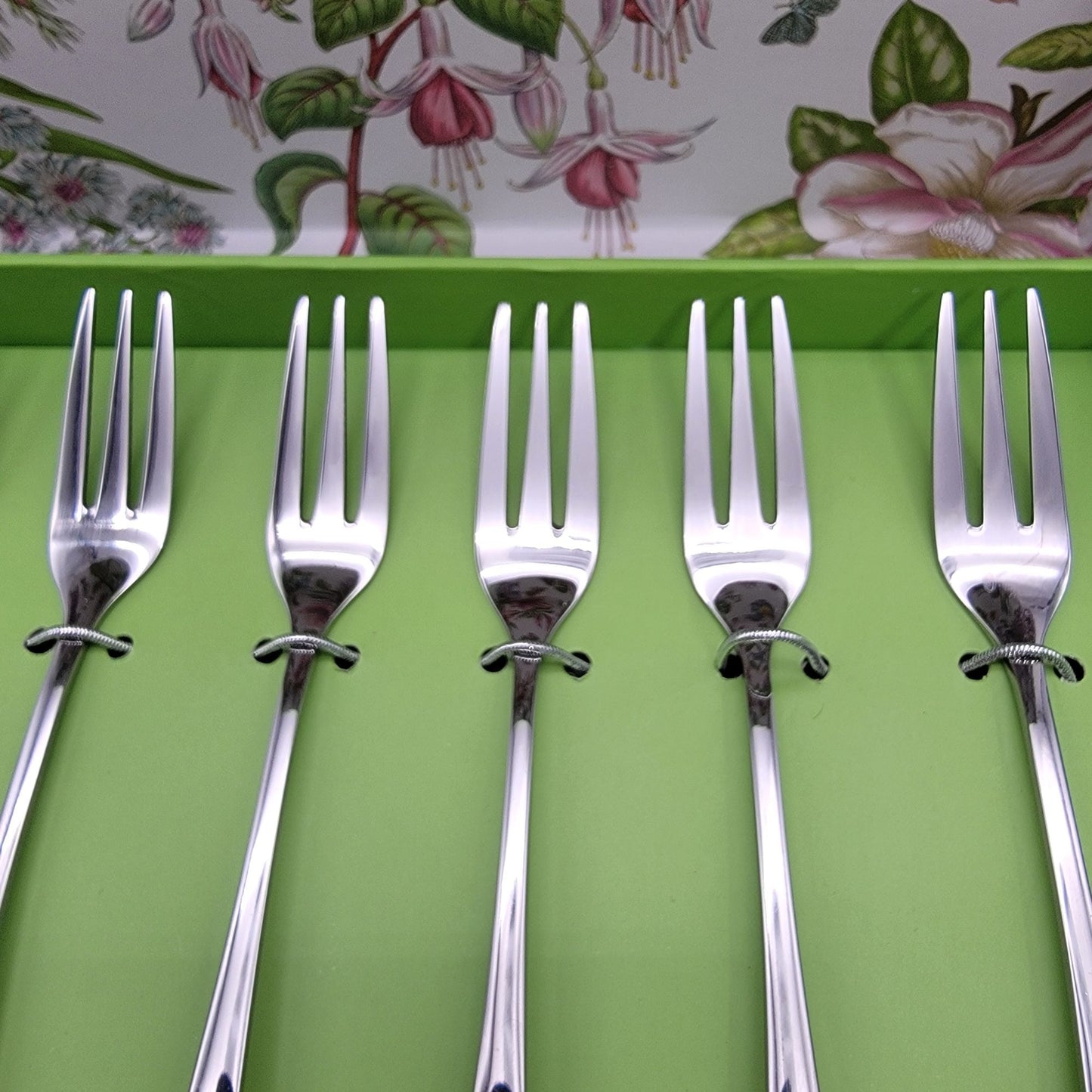 Portmeirion Botanic Garden Pastry Forks Set Of 6