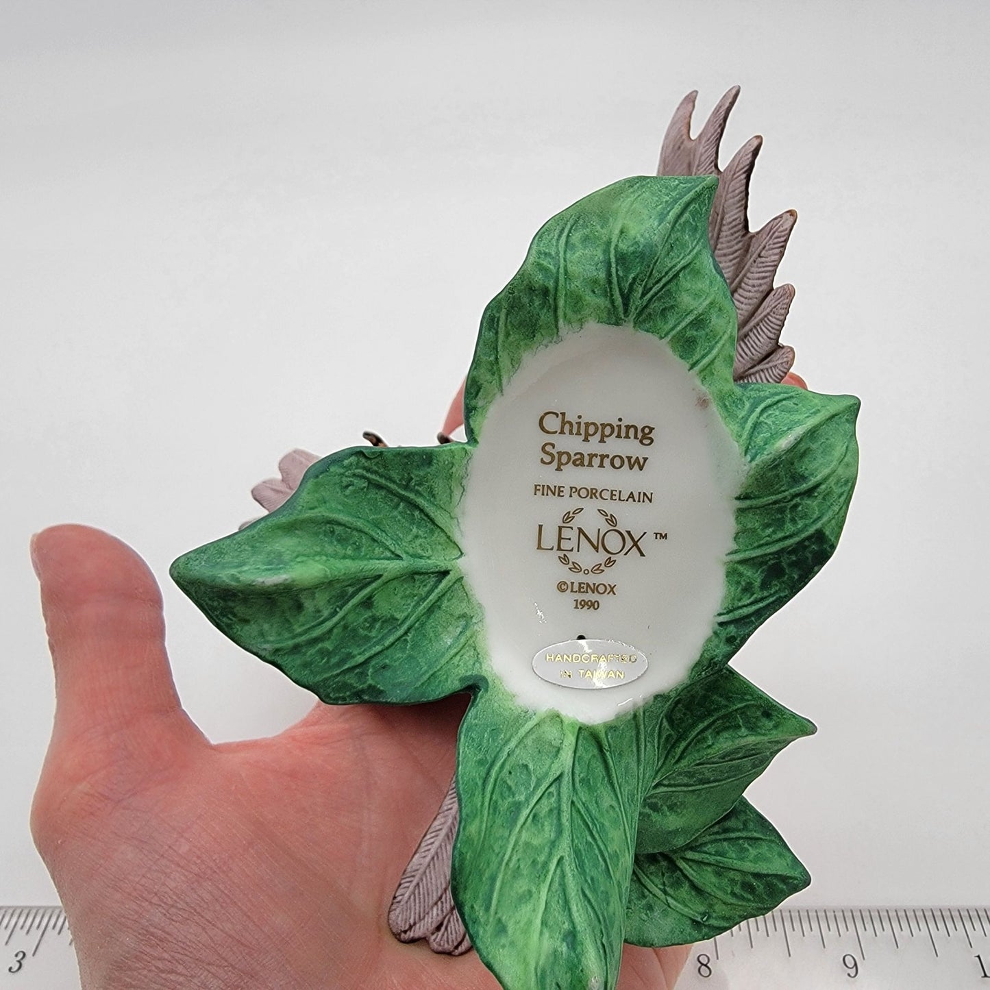 Lenox 1990 Chipping Sparrow Fine Porcelain Bird Figurine AS FOUND