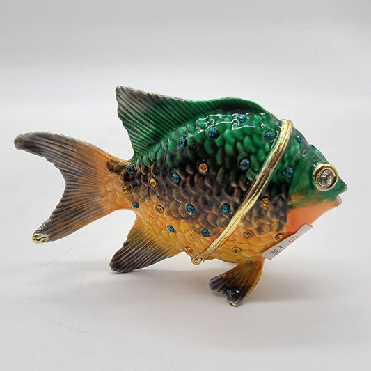 Artform Pacific Jewel Damselfish Trinket Box Tropical Fish