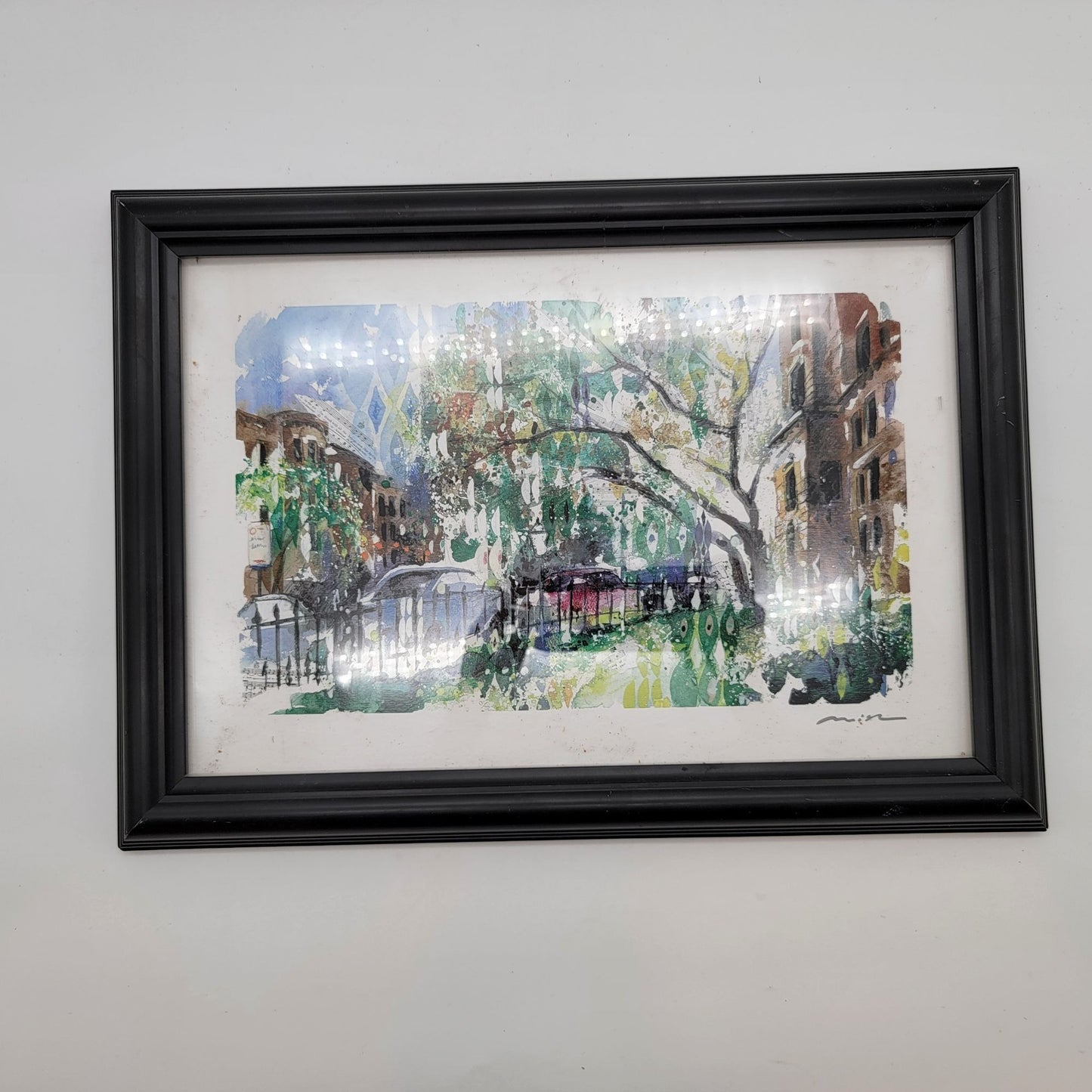 Commonwealth In Bloom By Misha Lenn Signed Seriolithograph Framed Art With COA