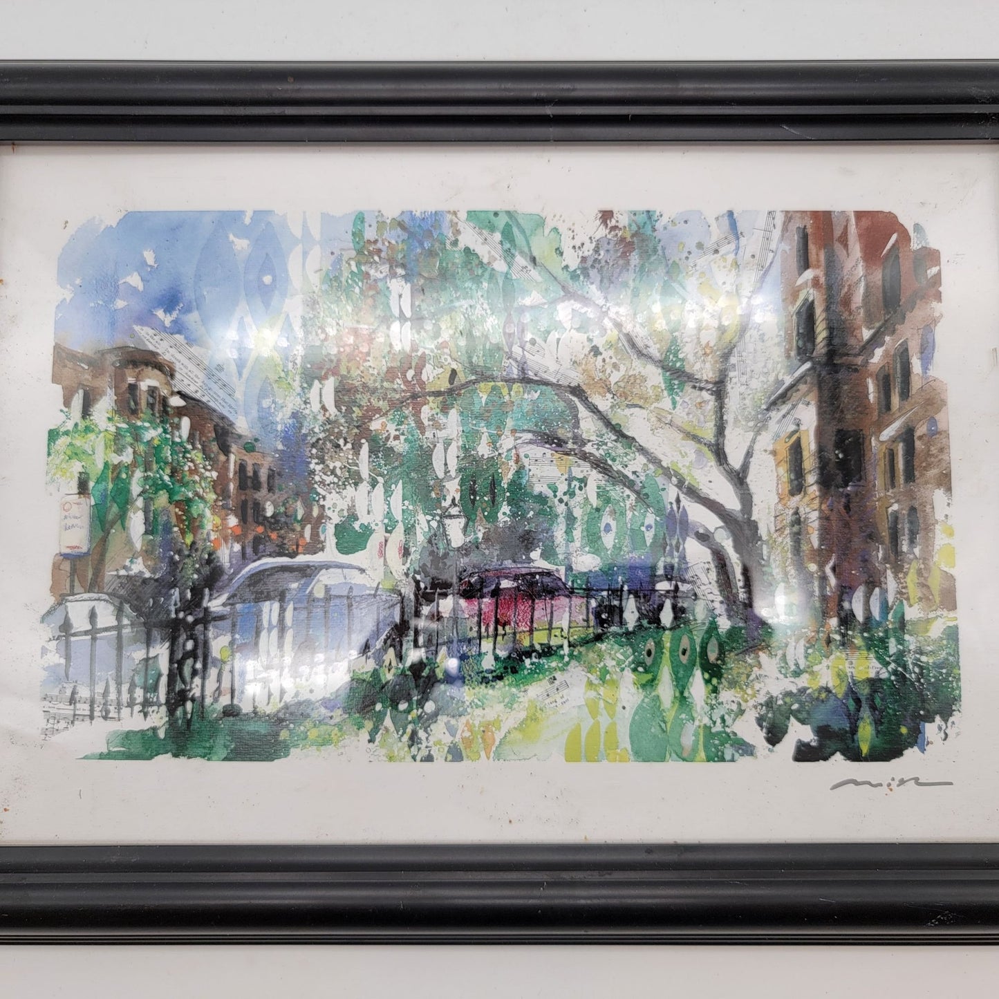 Commonwealth In Bloom By Misha Lenn Signed Seriolithograph Framed Art With COA
