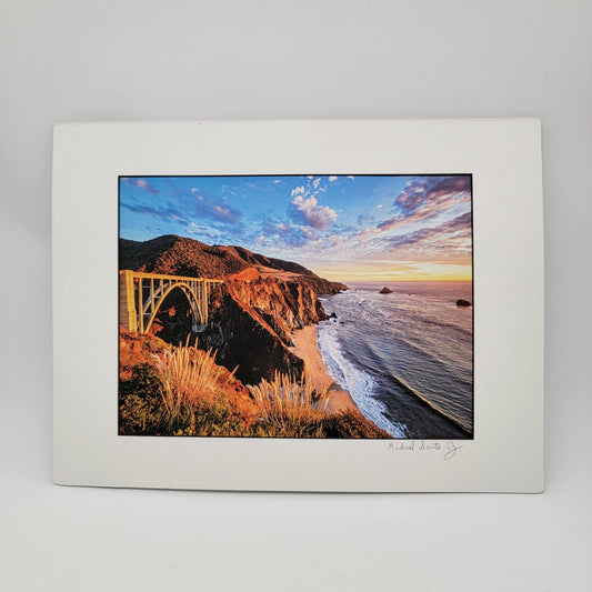 Bixby Bridge Big Sur California Photo Print By Michael Santa Cruz