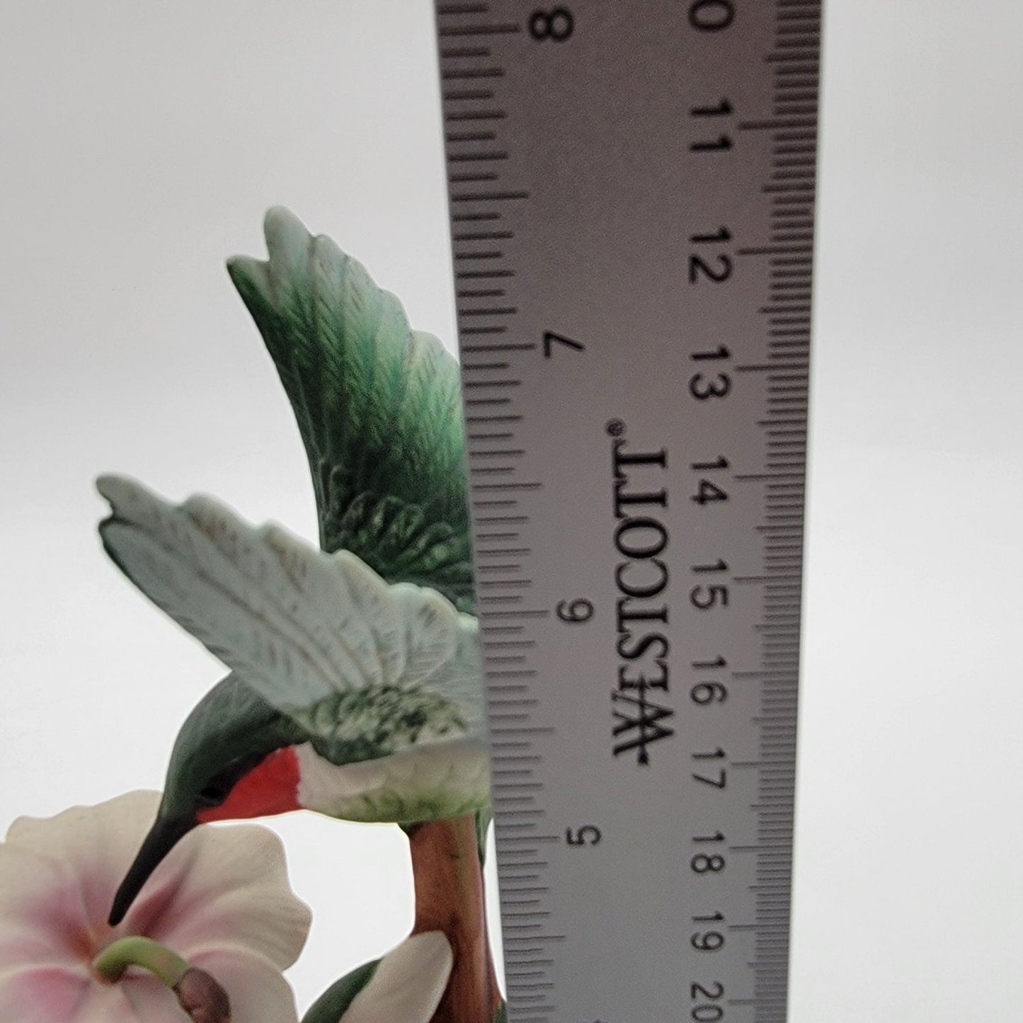 Gallery Originals Ruby Throat Hummingbird Porcelain Figurine