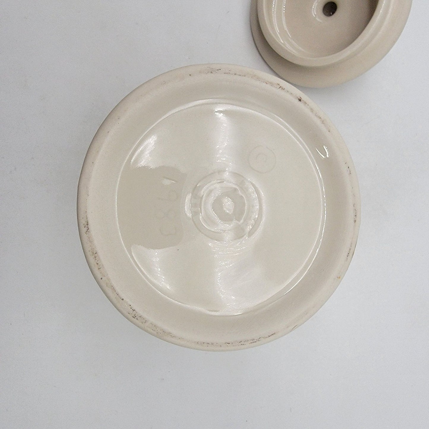 Vintage Hartstone Pottery "Farmers Market" Cannister With Lid