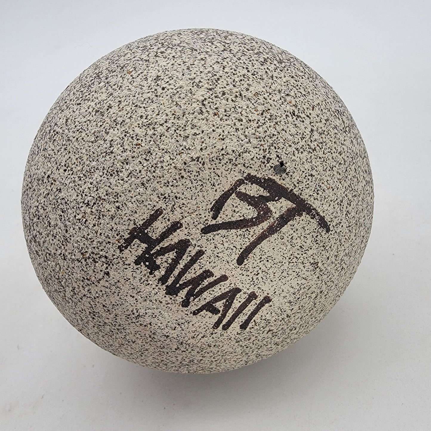 B.Traub Pottery Hawaiian Art Pottery Vase Speckled Textured Design